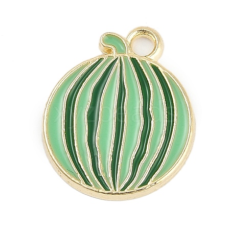 Alloy Enamel Pendants FIND-K020-21A-G-1