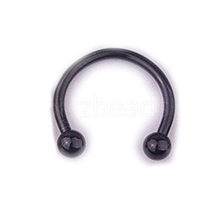 303 Stainless Steel Circular/Horseshoe Barbell Nose RingS WG86D19-08-1