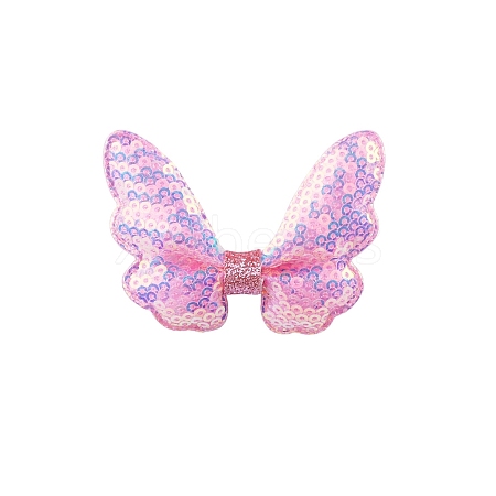 Glitter Butterfly Bowknot Alligator Hair Clips PW-WGD7FA4-18-1