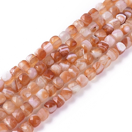 Natural Agate Beads Strands G-L537-015-1