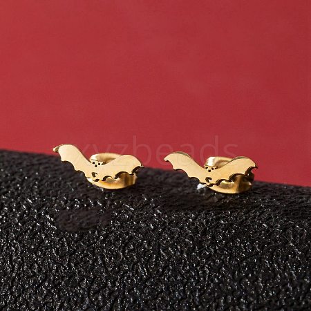 Stainless Steel Small Animal Stud Earrings for Women PW-WG87B69-09-1