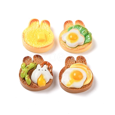 Opaque Resin Imitation Food Decoden Cabochons RESI-S396-05-1