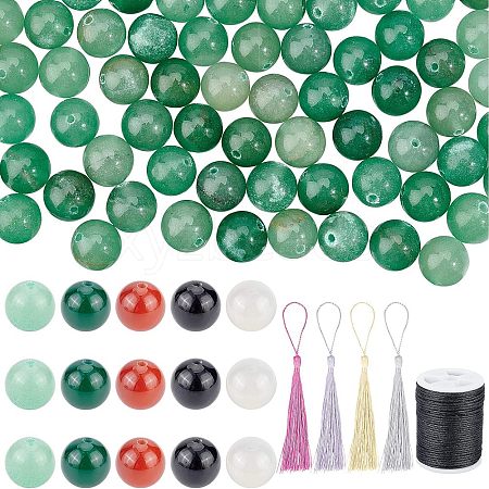 SUPERFINDINGS DIY Gemstone Necklace Making Kits DIY-FH0004-38-1