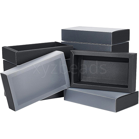Rectangle Kraft Paper Box CON-WH0085-28A-01-1