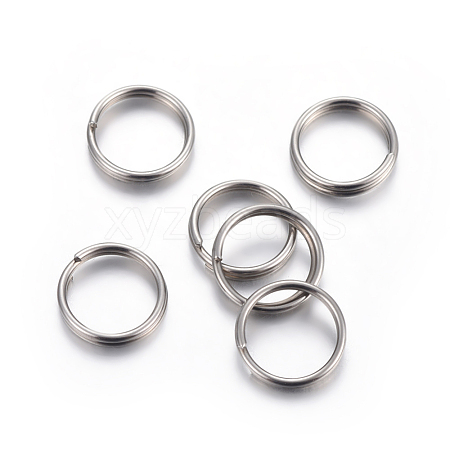 Tarnish Resistant 304 Stainless Steel Split Rings STAS-P223-22P-06-1