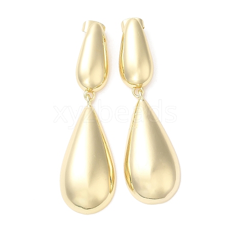 Brass Stud Earrings EJEW-K248-03G-1