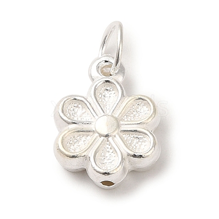 925 Sterling Silver Flower Charms STER-K180-05S-1