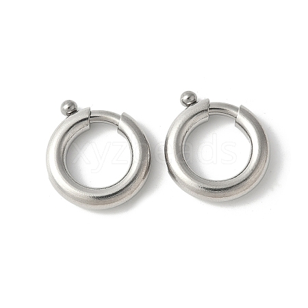 316 Surgical Stainless Steel Spring Gate Rings STAS-H234-06P-05-1