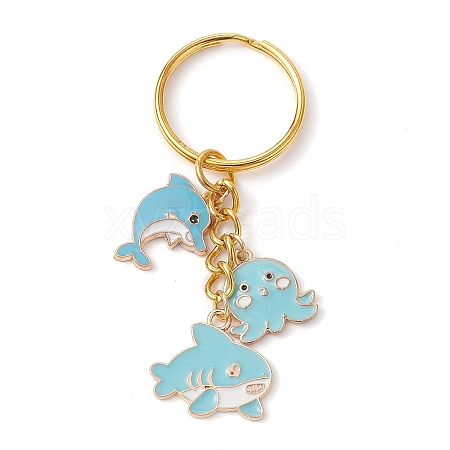 Ocean Alloy Enamel Keychain KEYC-JKC00657-02-1