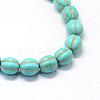 Synthetic Turquoise Gemstone Bead Strands TURQ-S282-20-2