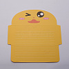 Animal Cartoon Paper Greeting Cards DIY-WH0161-09J-2