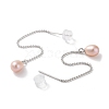 Natural Pearl Stud Earrings for Women EJEW-C082-09P-2