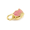 Real 18K Gold Plated Rack Plating Brass Enamel Charms KK-M293-33G-03-2