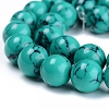 Synthetic Turquoise Beads Strand TURQ-H063-14mm-02-3