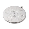 Anti-Tarnish 304 Stainless Steel Pendants STAS-Q002-06P-2