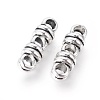 Tibetan Style Alloy Spacer Bars X-TIBEB-Q061-17AS-RS-2