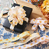 3Rolls 3 Colors Sun Pattern Polyester Ribbon OCOR-TA0003-30-7