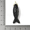 Natural & Synthetic Mixed Gemstone Carved Pendants G-P599-07G-4
