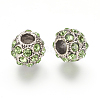 Alloy Rhinestone European Beads PALLOY-P144-08C-2