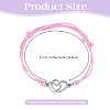 30Pcs 5 Colors Waxed Cotton Cord for DIY Bracelet Making AJEW-HY00006-2