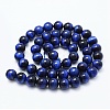 Natural Tiger Eye Beads Strands X-G-F561-6mm-B02-2