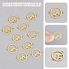 Unicraftale 10Pcs 201 Stainless Steel Connector Charms STAS-UN0064-71-5