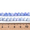 Anti-Tarnish Electroplate Glass Beads Strands GLAA-T025-6mm-14B-2