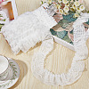 Gorgecraft 10M Double-Layer Pleated Polyester Chiffon Lace Trim OCOR-GF0002-14A-6