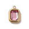 High Polished 304 Stainless Steel Glass Pendants X-STAS-L022-062G-06-1