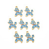 Alloy Enamel Pendants X-ENAM-N055-013B-NR-1