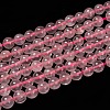 Natural Rose Quartz Beads Strands X-G-C076-8mm-3-1