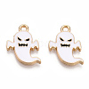 Golden Plated Alloy Enamel Pendants ENAM-T009-94-RS-2