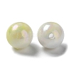 Two Tone Opaque Acrylic Beads SACR-P024-01B-W07-2