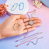 200Pcs 10 Colors Iron Ball Chain CH-TA0001-07-5