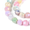 Anti-Tarnish Electroplate Glass Beads Strands X-EGLA-T021-6mm-15-12-4