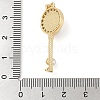 Brass & Shell & Clear Cubic Zirconia Pendants KK-I712-14G-3