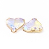 Brass Cubic Zirconia Pendants KK-A181-VF470-1-4