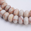 Natural Red Line Jasper Beads Strands G-P354-15-8x5mm-3