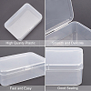 Transparent Plastic Bead Containers CON-WH0074-66-4