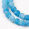 Natural Weathered Agate Beads Strands X-G-G589-8mm-14-6