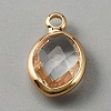 Faceted Glass Pendants KK-WH0046-59G-04-1