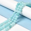 Natural Dyed White Jade Beads Strands G-M402-C03-11-2