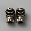 Brass EDC European Beads KK-WH0081-63AB-1