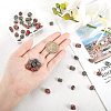 50PCS Mixed Antique Golden Handmade Tibetan Style Beads TIBEB-PH0003-01-WH-3