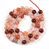 Natural Red Quartz Beads Strands G-T140-6mm-01-1