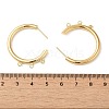 Ring Brass Stud Earring Finding KK-C042-08G-3