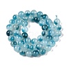 Dyed Natural White Jade Beads Strands G-T138-8mm-210-7-2