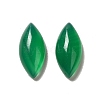 Dyed & Heated Natural Green Onyx Agate Cabochons G-G975-02-3