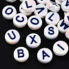 UV Plating Enamel Acrylic Beads PACR-N015-01A-1