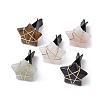 Wire Wrapped Star Natural Gemstone Car Air Vent Clips JEWB-BR00138-1